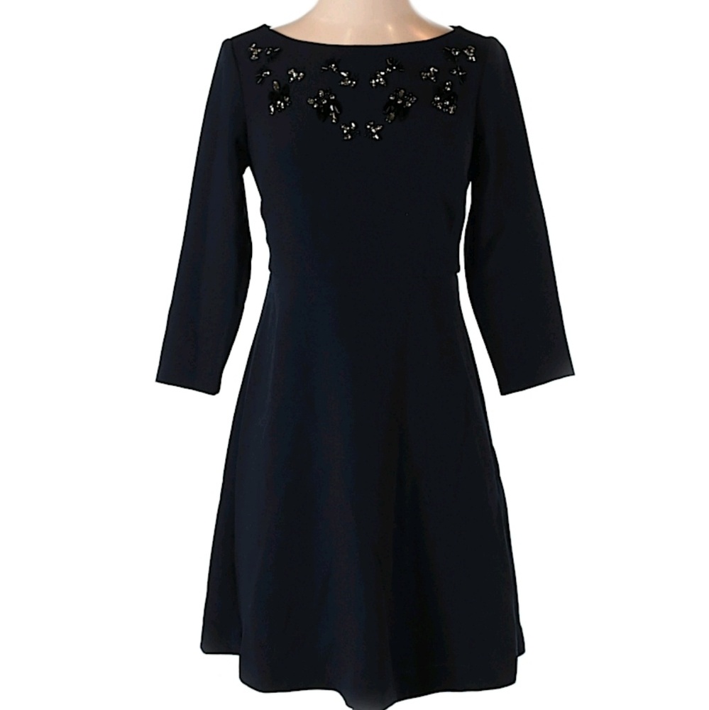 Navy Banana Republic Professional Dress